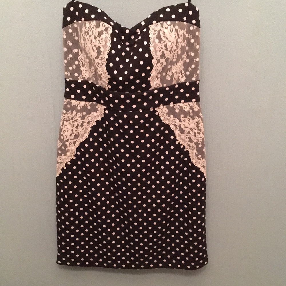 Strapless dress